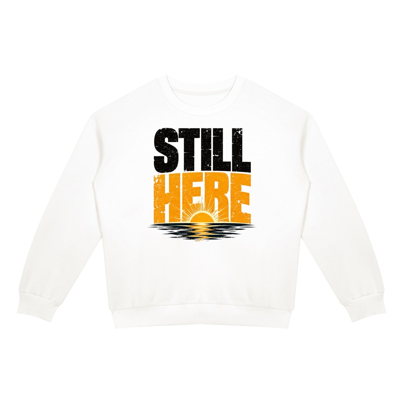 Still Here - Drop Shoulder Crewneck Sweatshirt - Image 3